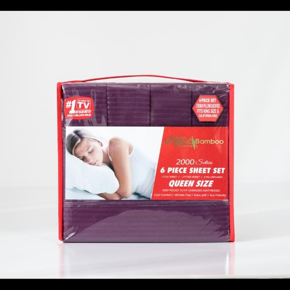 Lavender, Purple and Tan King Size Bedsheet - Picture 2 of 3